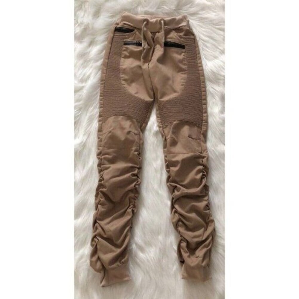 UNCLE RALPH (Zumiez) Youth Boys Khaki Tan Extra Skinny Pants - Size S (10)